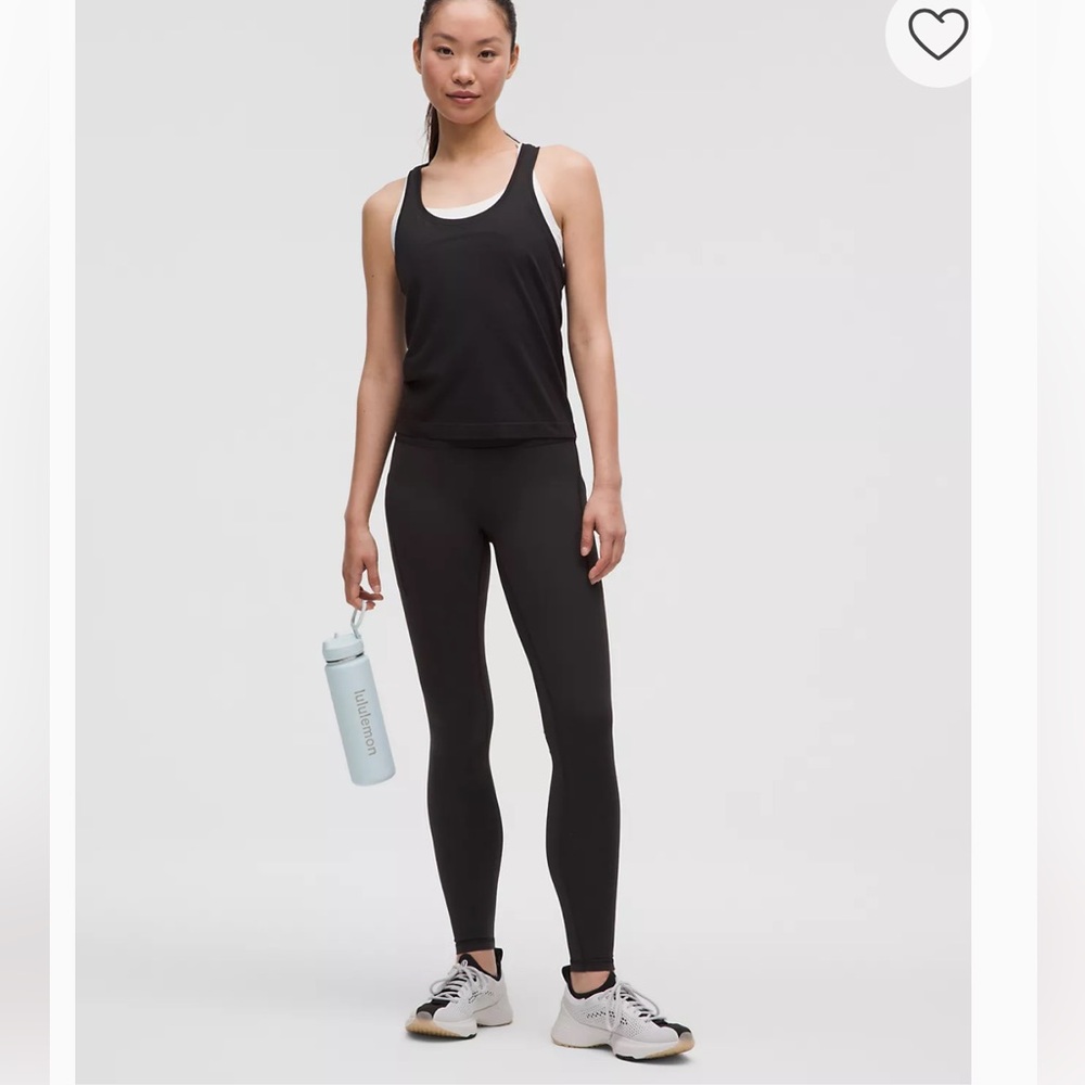 112. Lululemon $148 Wunder Train High-Rise Tight with Pockets 28" Black NWT 6